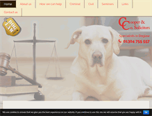 Tablet Screenshot of doglaw.co.uk